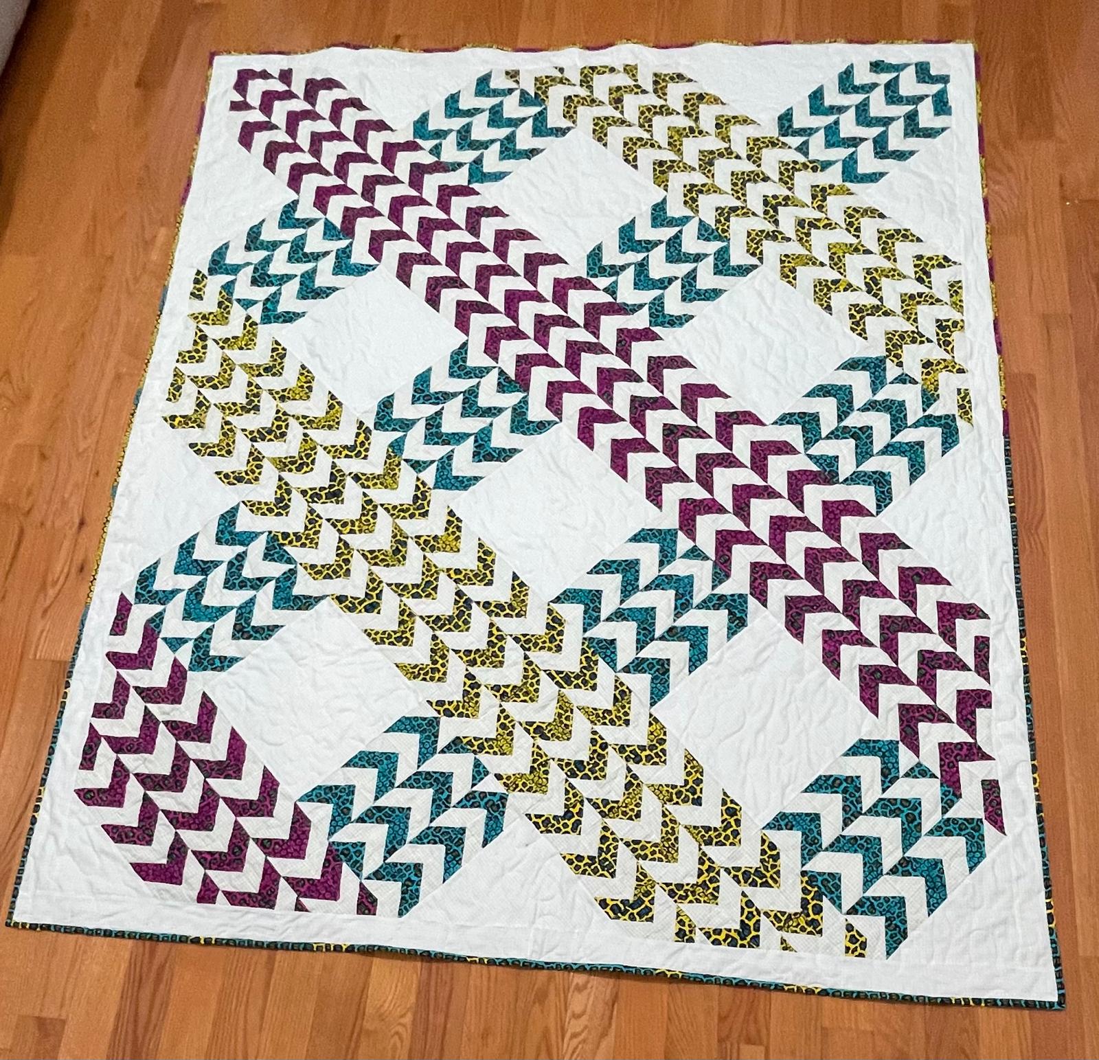 How One Ankara Print Fabric Became a Multi Colored Quiltย